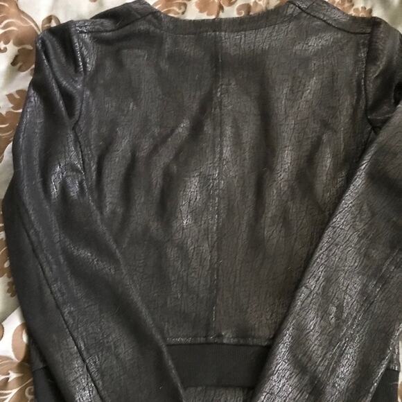 EUC Frenchi GREAT black moto jacket!! Very soft, stretchy! - Picture 5 of 8